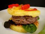 Hamburger a la polenta