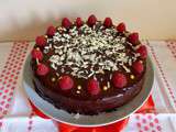 Layer cake choco-framboises