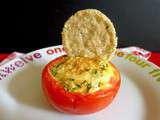 Oeufs en nids de tomates