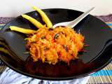 Salade de carottes et de mangues râpées