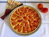 Tarte abricots, ricotta et pignons de pin