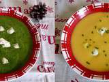 Velouté de légumes aux ravioles de romans