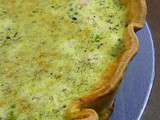 Quiche thon, menthe et petits pois