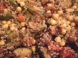 Couscous de quinoa en inspiration asiatique