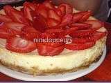 Cheesecake aux fraises