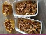 Crumble poire chocolat