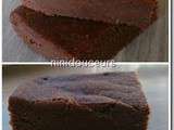 Fondant au chocolat sans beurre