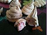 Meringue surprise fraise Tagada