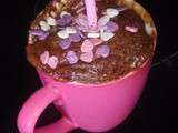 Mug cake Nutella