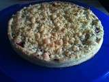 Tarte crumble aux fruits rouge