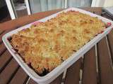 Crumble pommes & fruits rouges