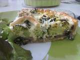 Quiche brocolis & champignons