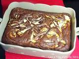 Brownies marbré