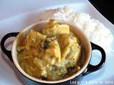 Curry de poulet aux aubergines