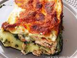 Lasagnes au saumon et côtes de blettes