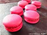 Macarons framboise litchi