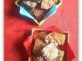 Brownie choco-caranougat de mon Loulou