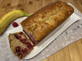 Banana bread aux framboises