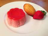 Bavarois aux fraises