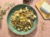 Boulgour aux champignons et à la feta de Yotam Ottolenghi