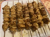 Brochettes de poulet à la libanaise