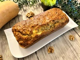 Cake à la courge butternut, bleu et noix