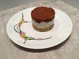 Cheesecake au chèvre frais et pesto de tomate