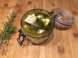 Chèvre mariné à l'huile d'olive