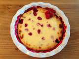 Clafoutis à la framboise et au citron