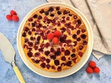 Clafoutis framboises coco