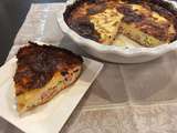 Clafoutis jambon et roquefort