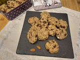 Cookies au chocolat, à l'amande et au tahini