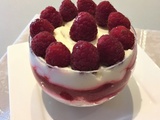 Coupe gourmande aux framboises