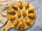 Croissants apéritifs façon pizza