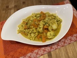 Curry de patate douce et chou-fleur