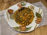 Dahl de lentilles vertes et patate douce