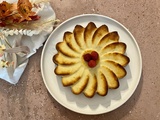 Fondant à la ricotta, amandes et framboises