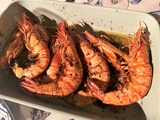 Gambas marinées à la grecque