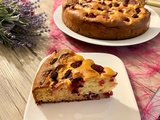 Gâteau aux framboises et mascarpone