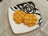 Gaufre de butternut au parmesan