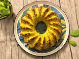Gratin de courgette, riz, basilic et parmesan