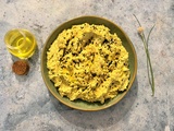 Houmous aux herbes et à la feta