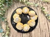 Kourabies à la fleur d’oranger (sablés grecs)