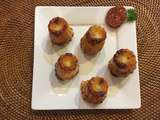 Mini cannelés au chorizo et au comté