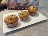 Muffins aux flocons d’avoine, banane et chocolat