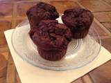 Muffins tout chocolat