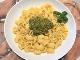 Pâtes au pesto maison