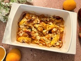 Pêches et abricots au basilic et aux amandes