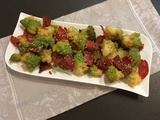 Poêlée de chou romanesco au chorizo