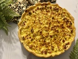 Quiche aux poireaux et au jambon